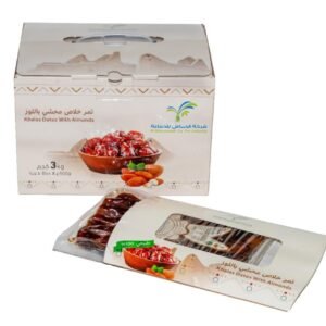 Khalas Dates with Almonds